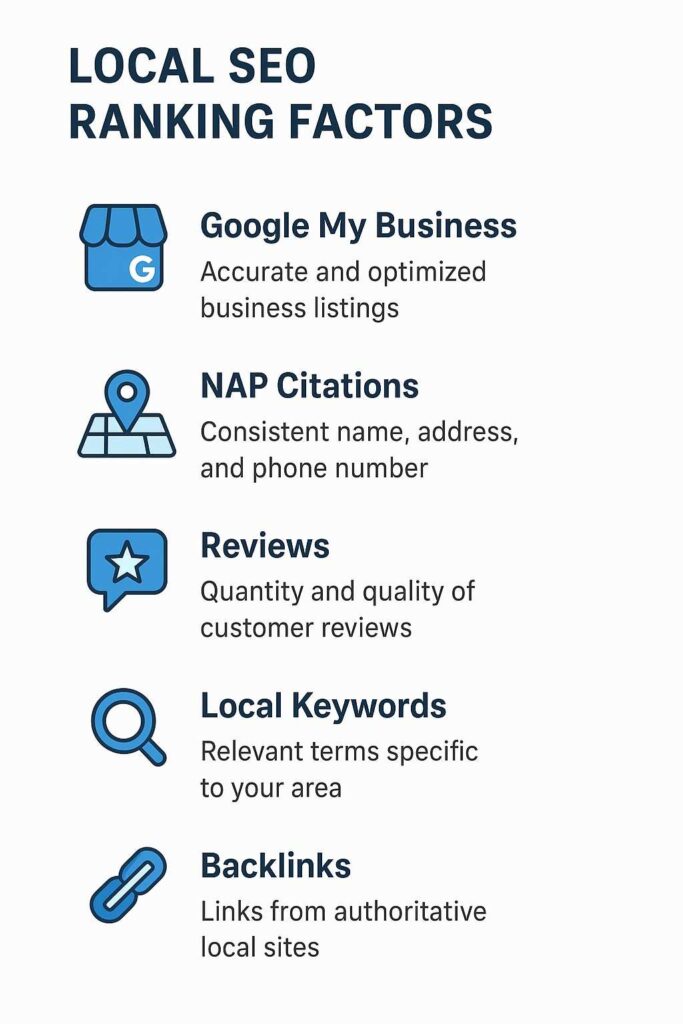 Local SEO factors image